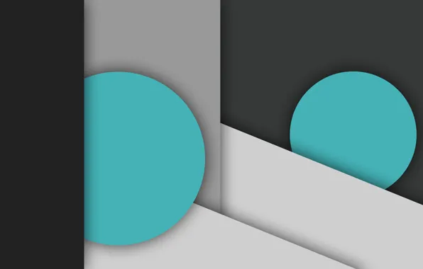 Circles, abstraction, grey, blue, black, wallpaper, geometry, design