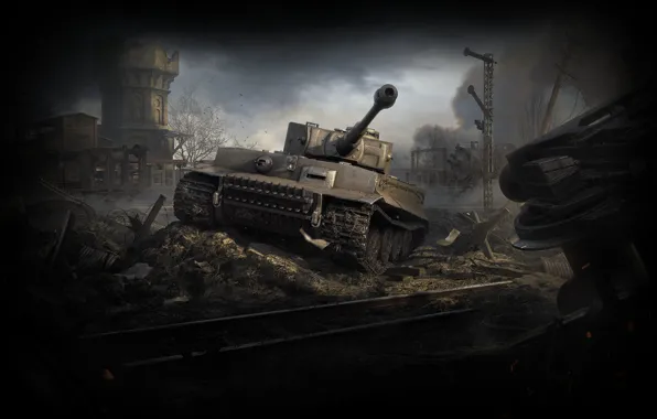 Picture WoT, World of Tanks, World Of Tanks, Wargaming Net, Tiger I, Heavy Tank