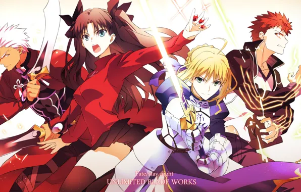 Download Fate / Stay Night Anime Characters Wallpaper