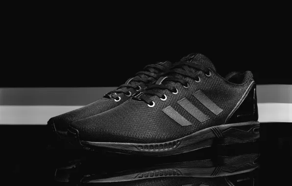 Picture Adidas, sneakers, Adidas, ZX FLUX, Blackout