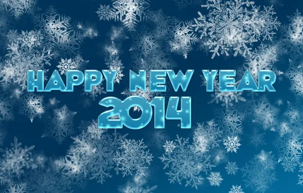 New year, Happy New Year, 2014