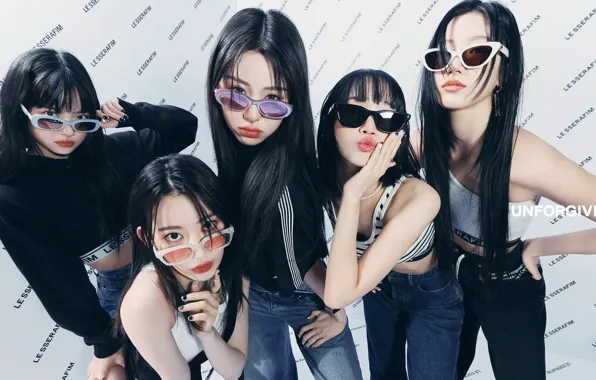 Picture Asian, South Korea, sunglasses, K-pop, looking at viewer, group of women, Japanese women, Korean women