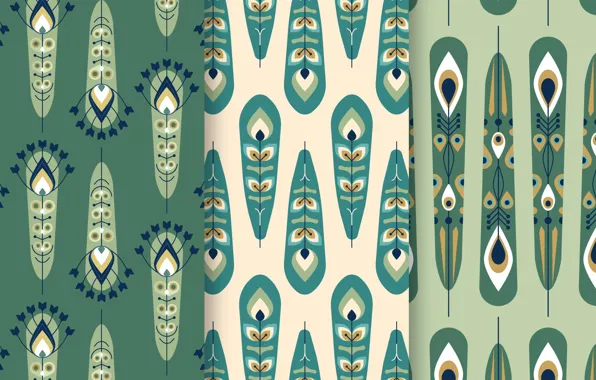 Background, texture, pattern, Peacock, feather