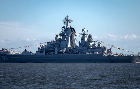 Picture cruiser, atomic, rocket, Navy, Peter the great, проект1144