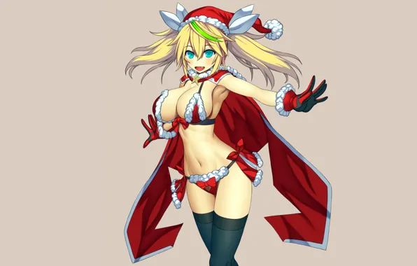 Girl, sexy, lingerie, bra, cleavage, panties, thighhighs, long hair