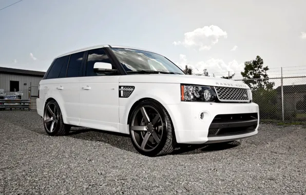 Picture White, Machine, Tuning, Desktop, Car, Beautiful, Cars, White, Wallpapers, Tuning, Beautiful, Sport, Land, Rover, Wallpaper, …