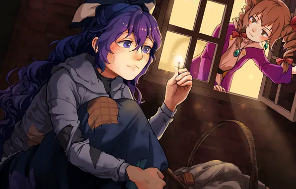 Girls, window, Touhou, Touhou, Touhou