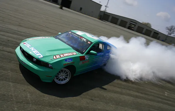 Mustang, drift, ford, formula drift, falken tire, gittin