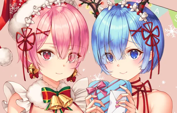 Girls, Christmas, gifts, bells, sisters, From scratch, REM, RAM