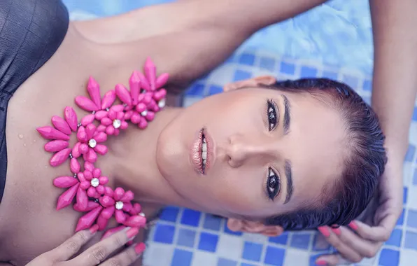 Look, girl, face, makeup, looks