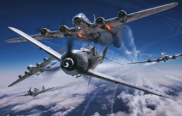 Germany, fighter-interceptor, the Wehrmacht, Luftwaffe, Focke-Wulf Fw 190, Piotr Forkasiewicz, Fw 190A-8/R2