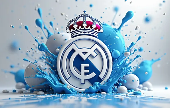 Logo, Football, Real Madrid, Soccer, La Liga, Real Madrid CF