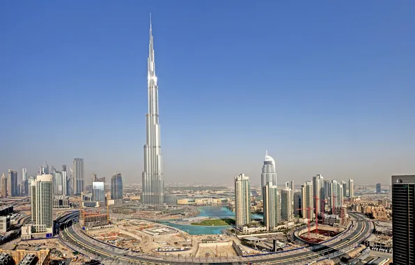 Picture home, skyscrapers, tower, Dubai