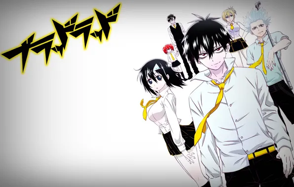 Picture anime, art, Blood lad, Bloody guy