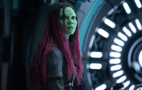 Character, beautiful, Zoe Saldana, Gamora, Marvel Studios, Guardians of the Galaxy Vol. 3