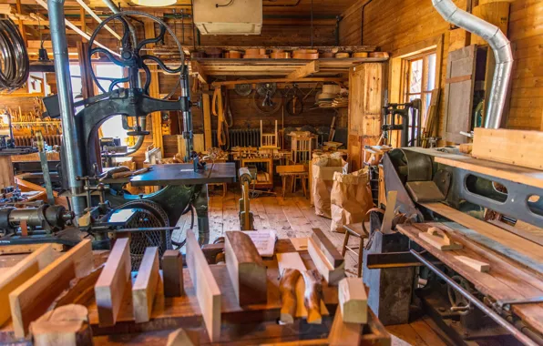 Instrumento, workshop, machines, woodwork