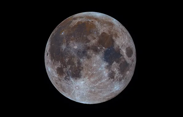 The sky, space, the moon, black background, space, craters, astrophotography