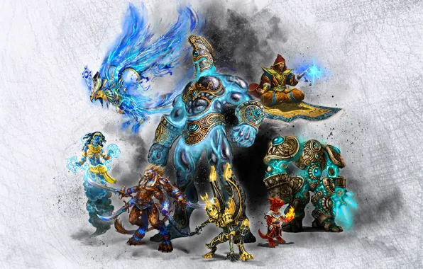 MAG, Phoenix, Titan, Academy, Might &amp; Magic 7, Heroes of might and magic 7, Gargoyle, …
