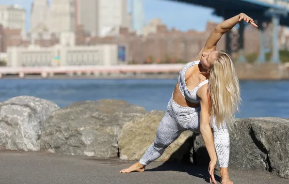 Picture summer, girl, flexibility, legs, Beatrice