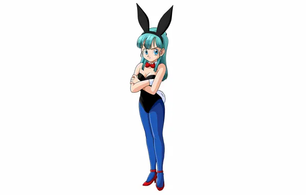 Girl, sexy, cleavage, long hair, legs, boobs, anime, blue eyes