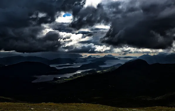 Picture the sky, clouds, Norway, Norway, dark clouds, More and Romsdal, Skodje