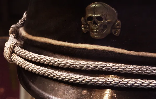 Skull, Germany, The second world, cap, Nazism, The Nazi party, Cap, NSDAP