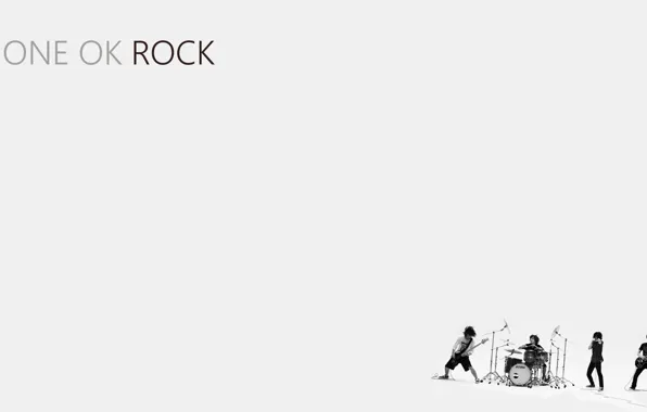 Picture minimalism, group, Japan, rock, Minimalism, One Ok Rock