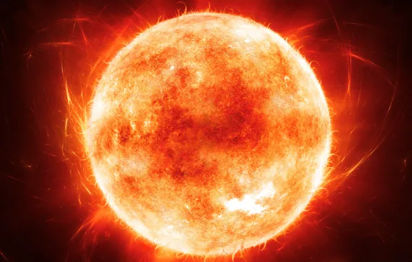 The sun, light, radiation, temperature, radiation, prominences, coronary emissions