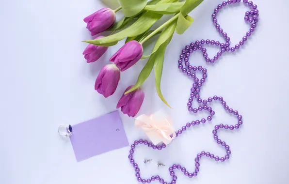 Flowers, gift, bouquet, tulips, love, fresh, flowers, romantic