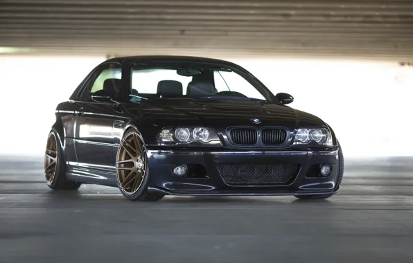 BMW, Black, E46, Parcking