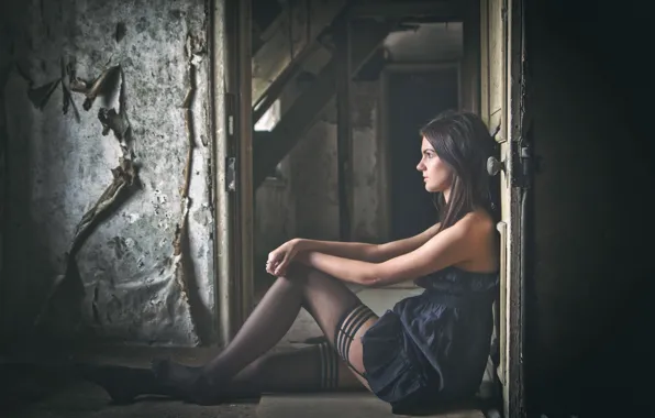 Picture stockings, legs, Helen