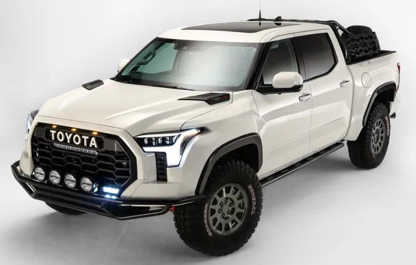 Wallpaper Suv, Toyota, Light Background, Pickup, Trd, Tundra, 2021 