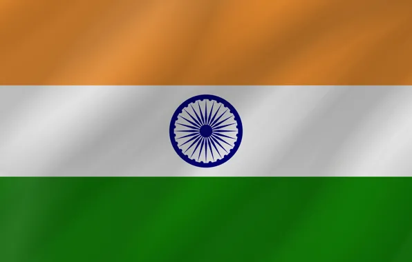 Download wallpaper Flag, India, Wave, Indian Flag, Flag Of India ...