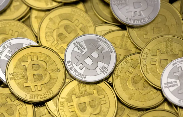 Picture blur, logo, logo, coins, coins, bitcoin, bitcoin