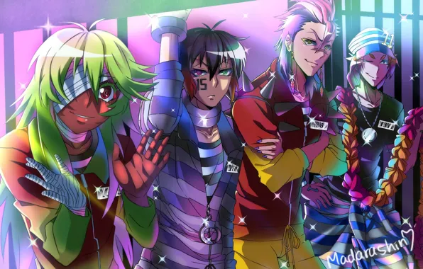 Anime, art, guys, Nanbaka, prisoners, Nominatie