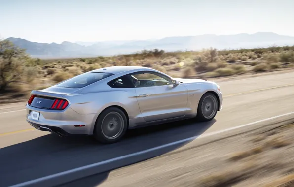 Picture road, machine, auto, Mustang, Ford, Car, 2015