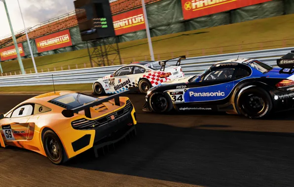 Picture the game, bmw, McLaren, gt2, game, gt3, cars, MP4-12C