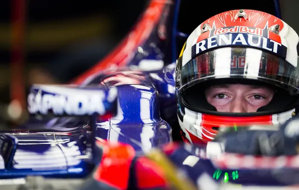 Helmet, Renault, Red Bull, Toro Rosso, Cockpit, Daniil, Kvyat, Kvyat