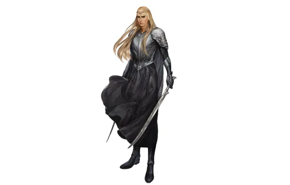 Weapons, armor, warrior, swords, The hobbit, Thranduil, thranduil, king of the elves