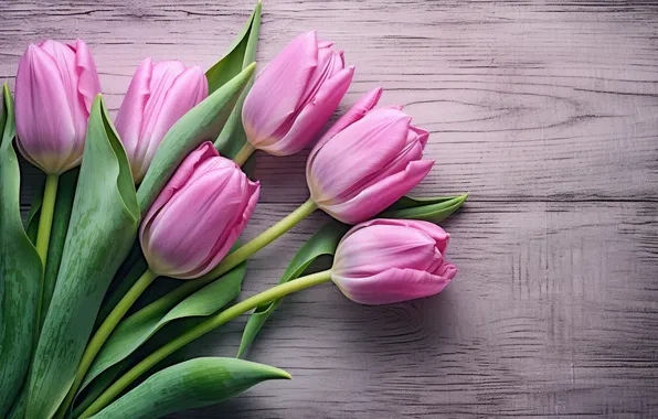 Flowers, bouquet, tulips, pink, pink, flowers, beautiful, tulips