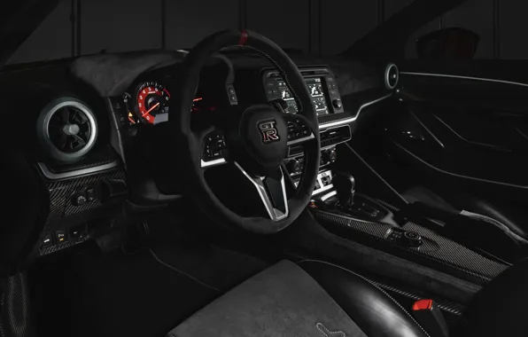 Interior, the wheel, Nissan, GT-R, R35, Nismo, ItalDesign, 2020
