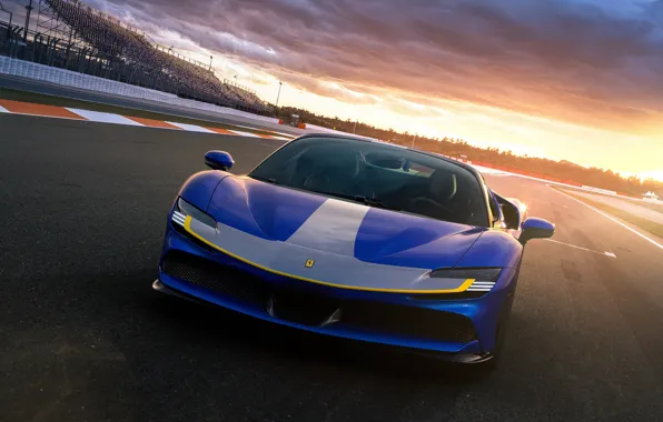 Ferrari, supercar, Ferrari, track, Spider, 2021, SF90