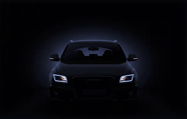 Audi, Auto, Audi, Lights, SUV, The front