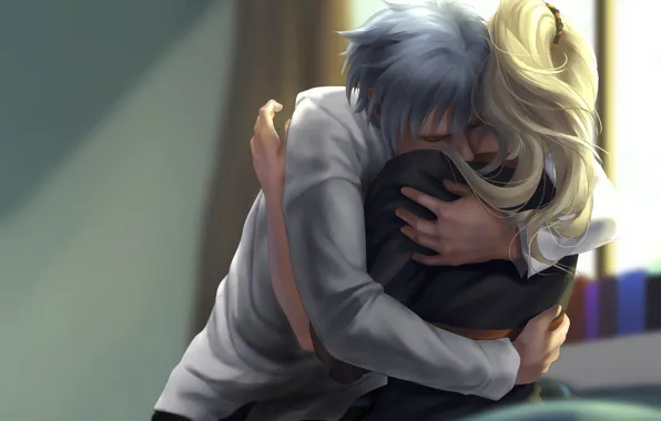 Picture hugs, two, Romantica