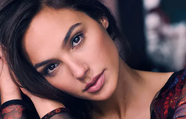 Look, girl, face, photo, brunette, beautiful, Vogue, Gal Gadot
