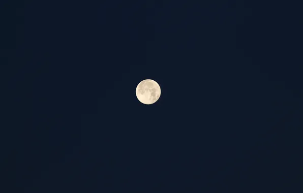 The sky, nature, the moon, the evening, the full moon, Stan