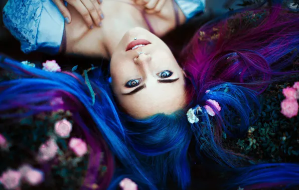 Wallpaper hair, piercing, Ronny Garcia, Dark feeling