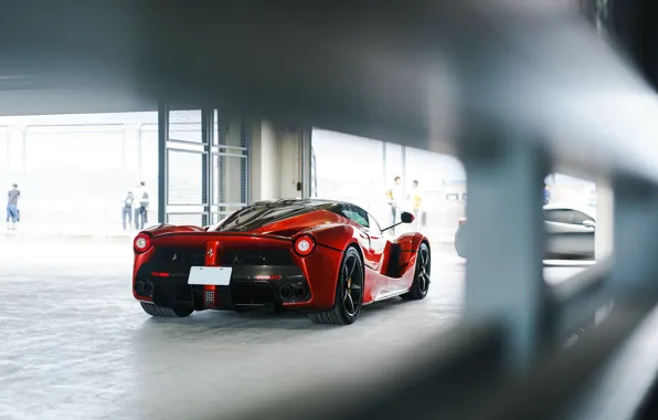 Picture Ferrari, Red, LaFerrari