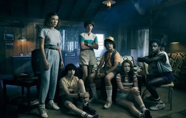 The series, actors, photoshoot, very strange things