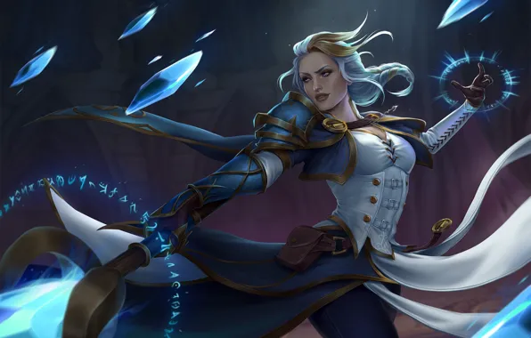 WOW, Blizzard, World of WarCraft, WarCraft, Illustration, Jaina Proudmoore, Characters, Fan art